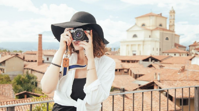 Ilustrasi traveling.