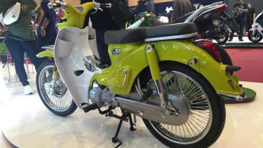 Motor jadul Cub Classic buatan Malaysia di IMOS 2018.