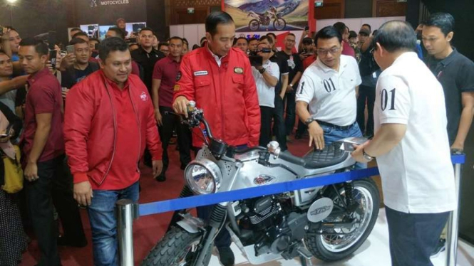 Presiden Jokowi di IMOS 2018.