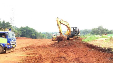 Proyek ruas tol Depok-Antasari, Depok Jawa Barat 