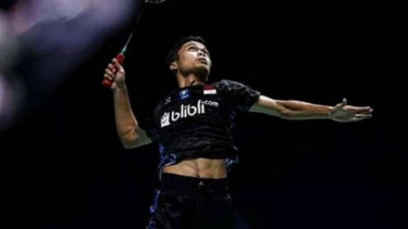 Tunggal putra Indonesia, Anthony Sinisuka Ginting.