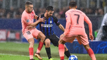 Pertandingan Inter Milan vs Barcelona
