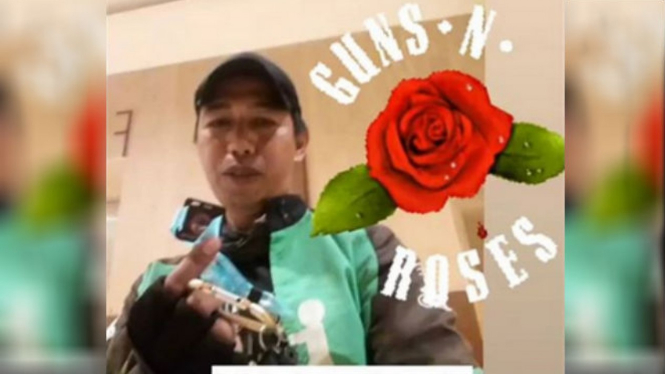 Driver ojol dapat tiket gratis GNR.