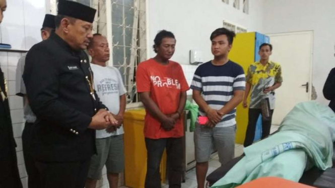 jenazah korban tewas tragedi drama Surabaya Membara di RSUD Soetomo