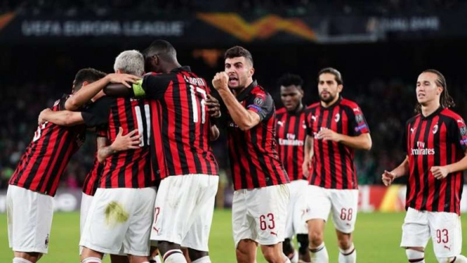 Ilustrasi pemain AC Milan