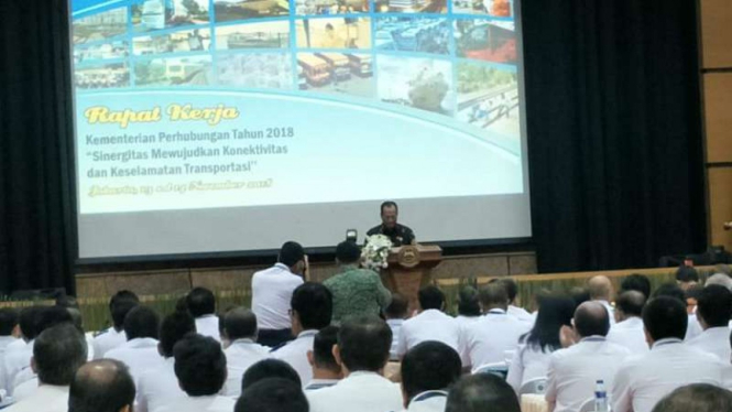 Rapat kerja Kementerian Perhubungan tahun 2018