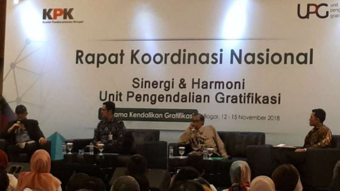 Rapat koordinasi nasional, sinergi dan harmoni Unit Pengendalian Gratifikasi.