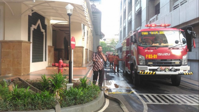 Kebakaran di Kementerian Pertahanan 
