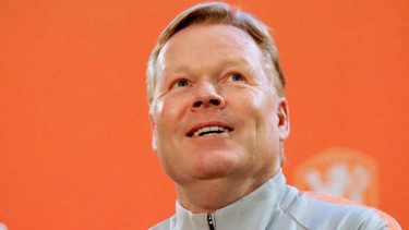 Pelatih Timnas Belanda, Ronald Koeman.