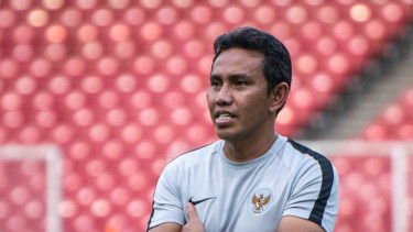 Pelatih timnas Indonesia U-16, Bima Sakti
