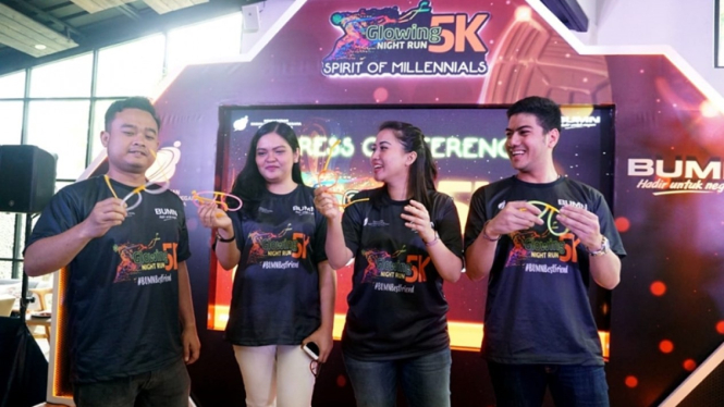 Konferensi pers Glowing Night Run