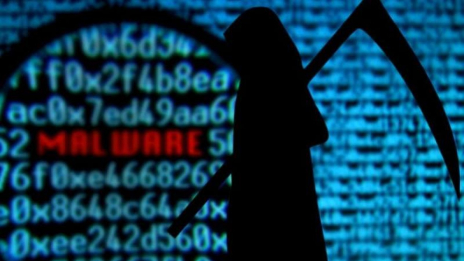 Ilustrasi malware.