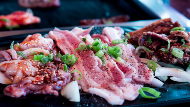 Ilustrasi barbekyu/yakiniku.