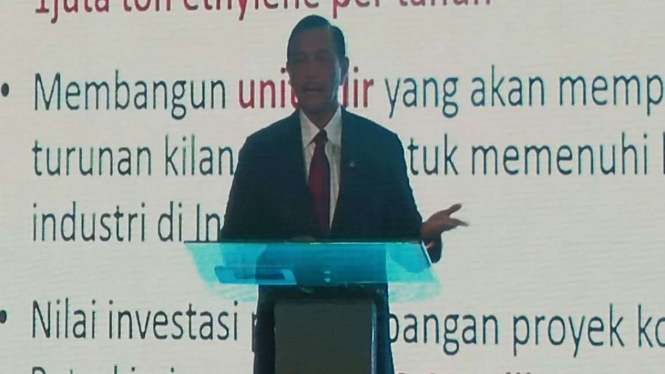 Menko Kemaritiman Luhut Binsar Panjaitan di Pertamina Energy Forum 2018.
