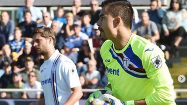 Kiper Sampdoria, Emil Audero Mulyadi.