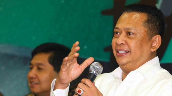 Politikus Golkar sekaligus Ketua DPR RI Bambang Soesatyo.