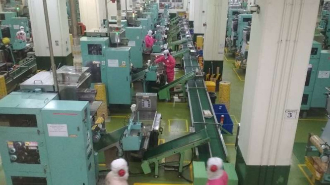  Pabrik Ajinomoto di Mojokerto, Jawa Timur. 