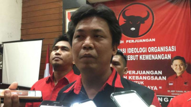 Kepala Badan Bantuan Bukum dan Advokasi PDIP Jawa Barat, Rafael Situmorang, di Bandung Sabtu, 1 Desember 2018.