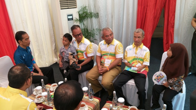 Adul, bocah disabilitas bertemu Presiden Jokowi 