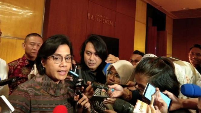 Menteri Keuangan Sri Mulyani di Jakarta.