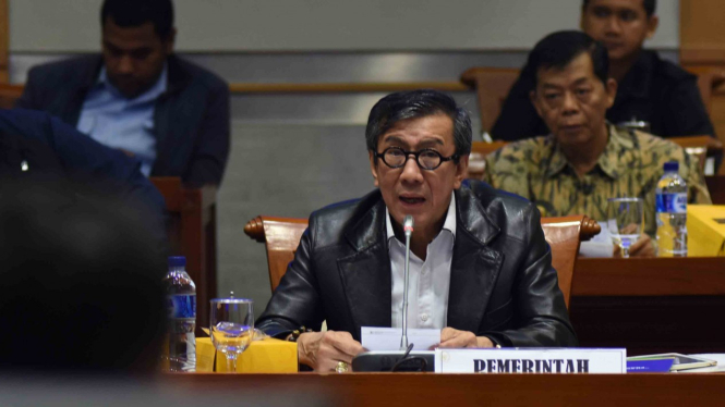 Menteri Hukum dan HAM, Yasonna H Laoly