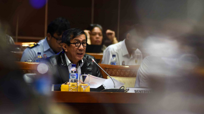 Menteri Hukum dan HAM, Yasonna H Laoly