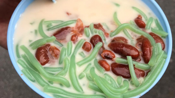 Cendol khas Malaysia.