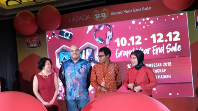 Konferensi pers Lazada 12.12 Grand Year End Sale