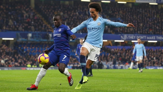 Pertandingan Chelsea vs Manchester City