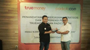 Kerja sama TrueMoney Indonesia dan Padiciti.com.