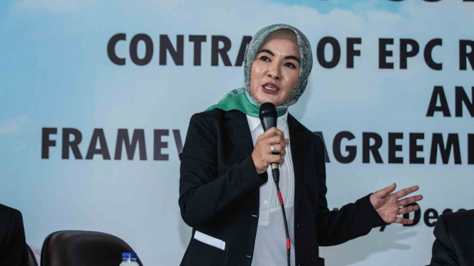 Direktur Utama PT Pertamina Nicke Widyawati