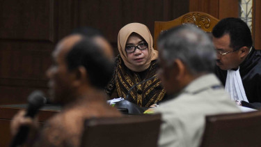 Terdakwa mantan Wakil Ketua Komisi VII DPR Eni Maulani Saragih.