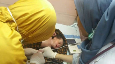 Bayi cantik dibuang di Musala, Kelurahan Sawangan, Depok