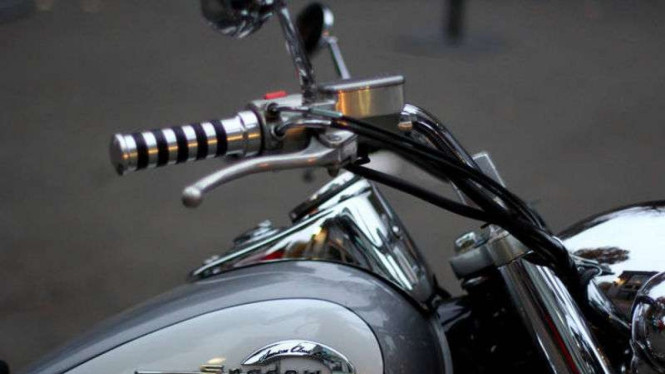 Ilustrasi grip setang motor