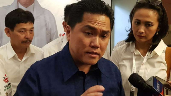 Ketua Tim Kampanye Nasional (TKN) Joko Widodo-Maruf Amin, Erick Thohir