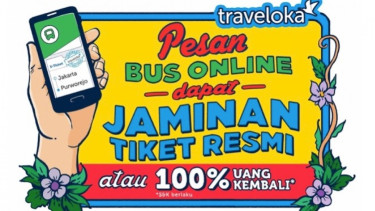 Ilustrasi aplikasi Traveloka.