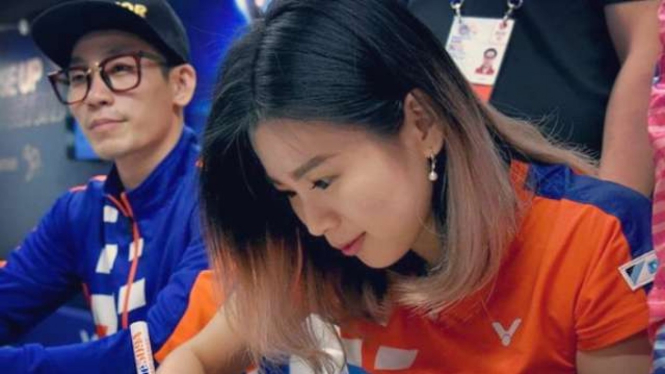 Pebulutangkis Malaysia, Goh Liu Ying (kanan) dan Chan Peng Soon (kiri)