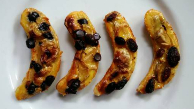 Pie pisang.
