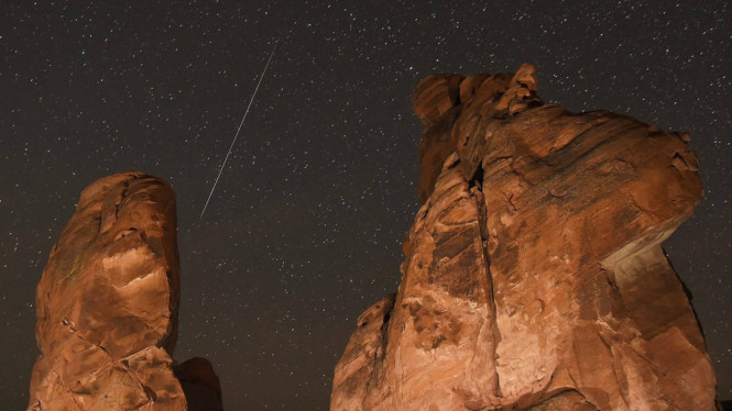 Hujan Meteor Geminid jadi salah satu fenomena langit sepanjang Desember 2020.