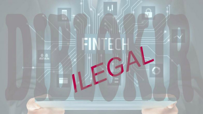 Ilustrasi fintech ilegal