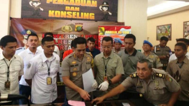 Konferensi Pers pembunuhan wanita di Kebagusan City