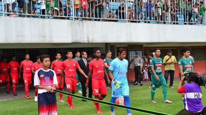 Laga PSS Sleman vs Madura FC di babak 8 besar Liga 2.