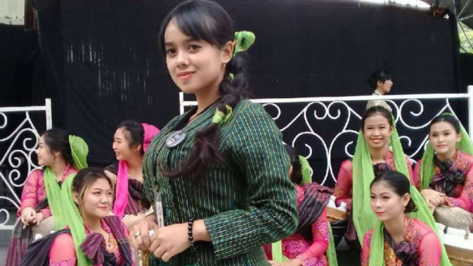 Andyra Betanama, gadis cantik dalam ajang pemilihan Ratu Ramu Gendong.