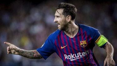 Megabintang Barcelona, Lionel Messi