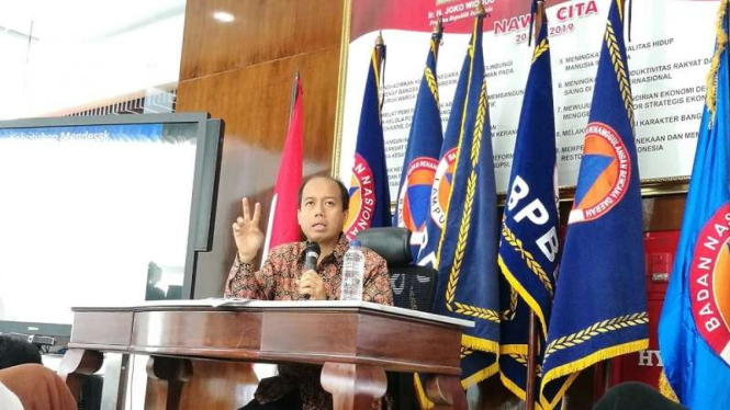 Mantan Kepala Pusat Data dan Informasi BNPB, (alm) Sutopo Purwo Nugroho.