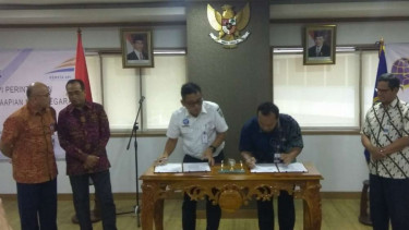 Kemenhub dan PT KAI lakukan kerja sama IMO tahun 2019.