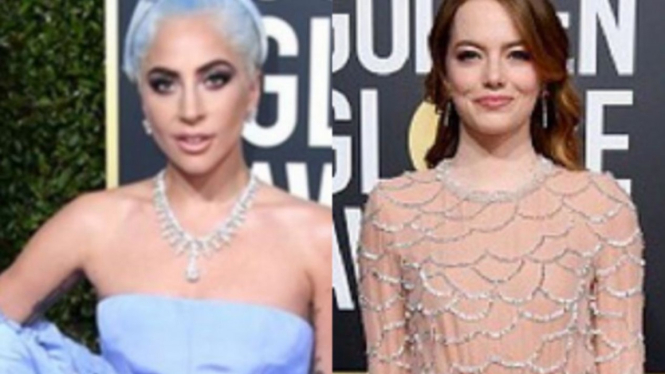 Lady Gaga dan Emma Stone