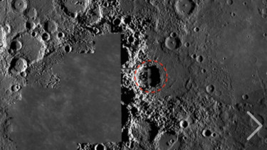 Objek gelap di planet Merkurius diklaim sebagai basis alien