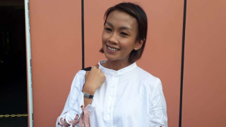 Melanie Putria Dukung Kalista Iskandar yang Gugup Lafalkan Pancasila