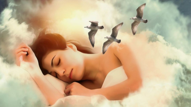 Ilustrasi mimpi saat tidur